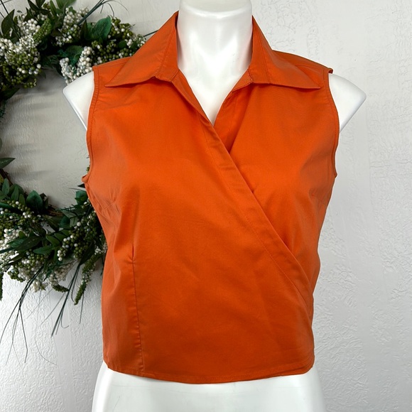 New York & Company Tops - NY&Company Sleeveless Wrap Blouse